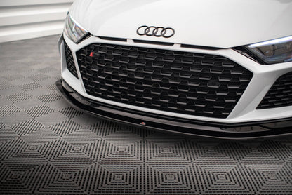 Frontlippe V.2 passend für Audi R8 Mk2 FL schwarz Hochglanz