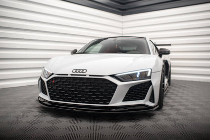 Frontlippe V.2 passend für Audi R8 Mk2 FL schwarz Hochglanz