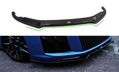 Frontlippe V.2 passend für Audi R8 Mk.2 schwarz Hochglanz