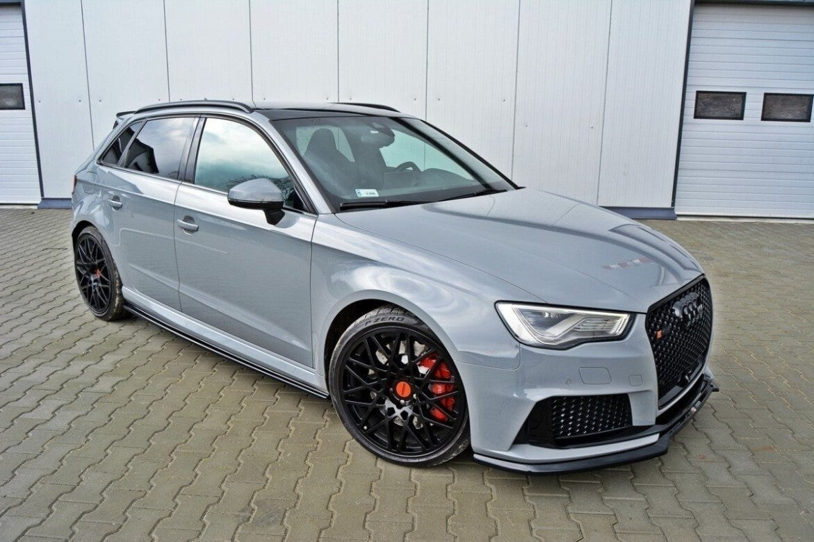 Frontlippe V.2 passend für Audi RS3 8V Sportback schwarz Hochglanz