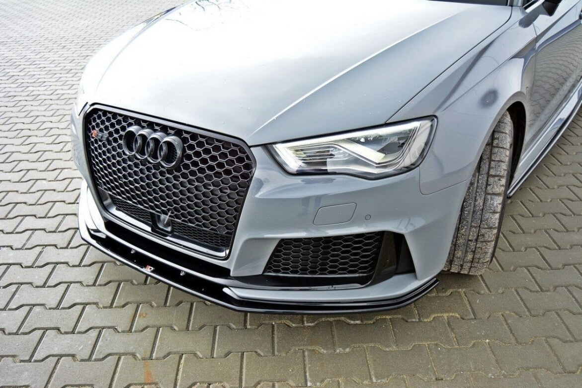 Frontlippe V.2 passend für Audi RS3 8V Sportback schwarz Hochglanz