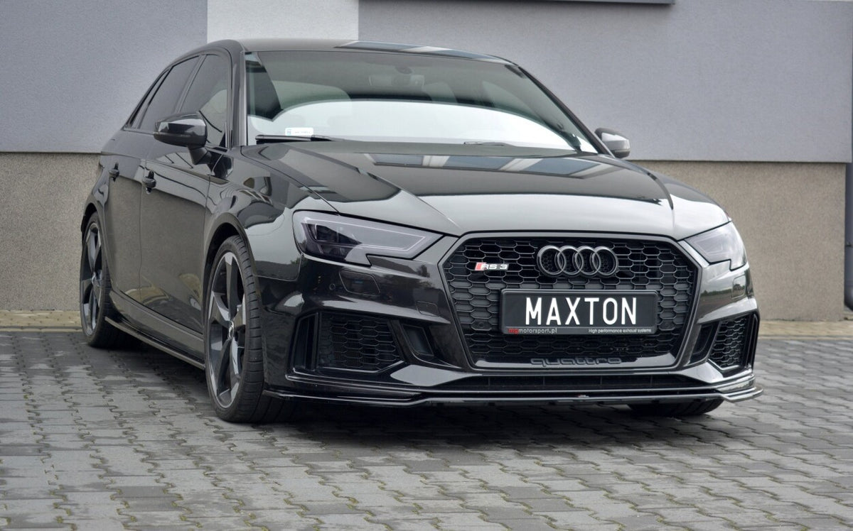 Frontlippe V.2 passend für Audi RS3 Sportback 8V FL schwarz Hochglanz