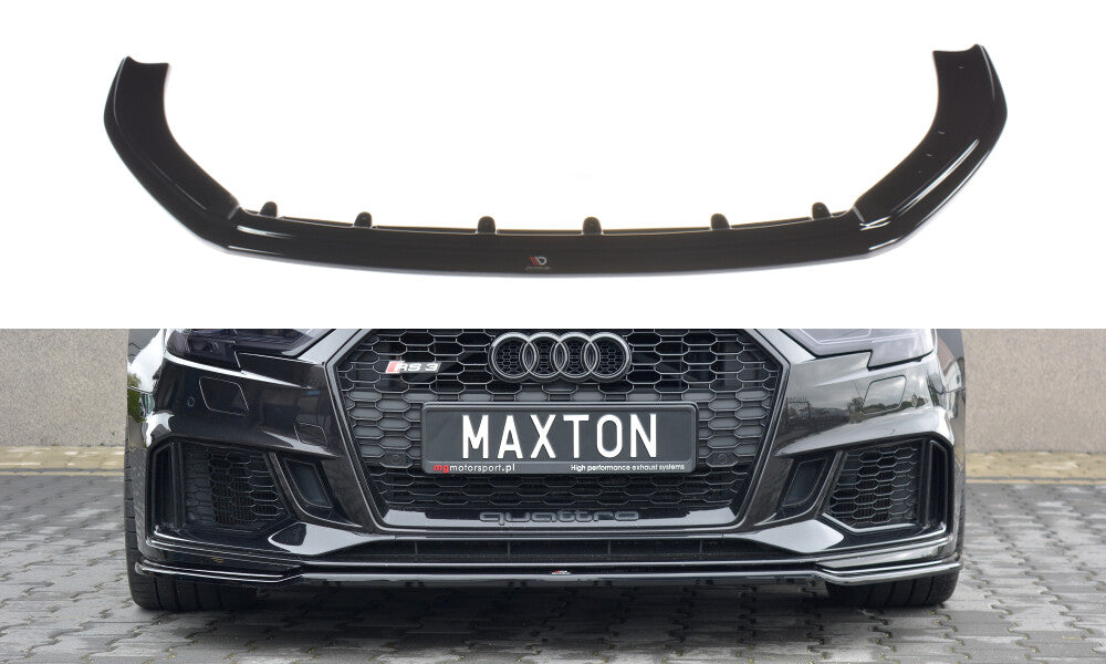 Frontlippe V.2 passend für Audi RS3 Sportback 8V FL schwarz Hochglanz