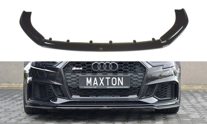 Frontlippe V.2 passend für Audi RS3 Sportback 8V FL schwarz Hochglanz