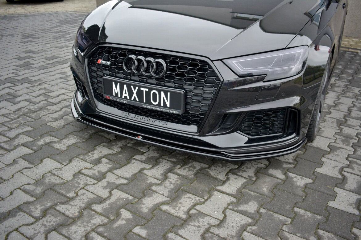 Frontlippe V.2 passend für Audi RS3 Sportback 8V FL schwarz Hochglanz