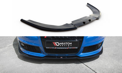 Frontlippe V.2 passend für Audi RS4 B7 schwarz Hochglanz