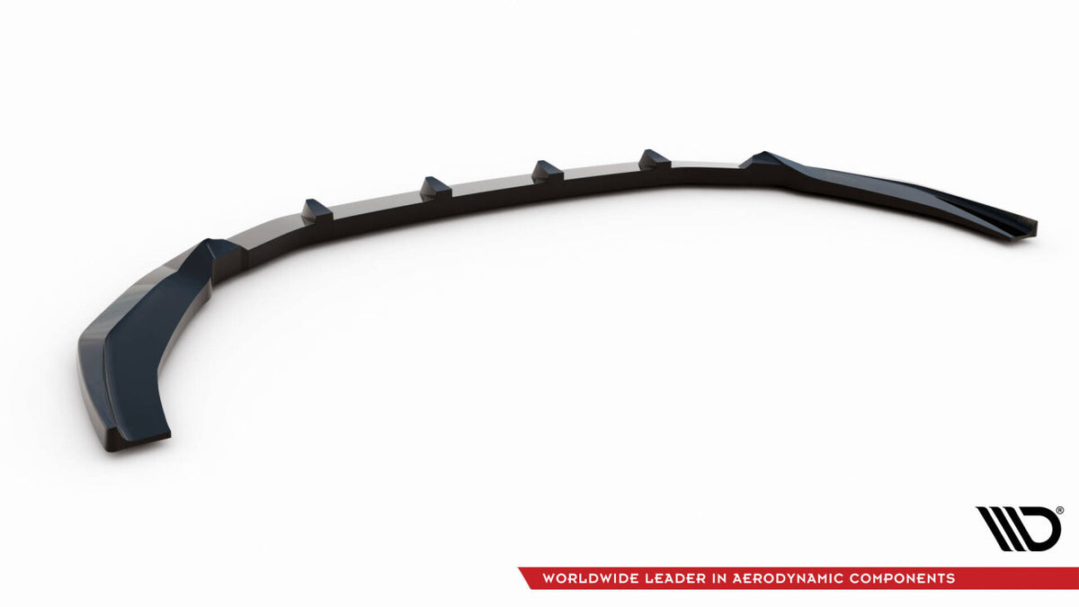 Frontlippe V.2 passend für Audi RS4 B9 FL schwarz Hochglanz