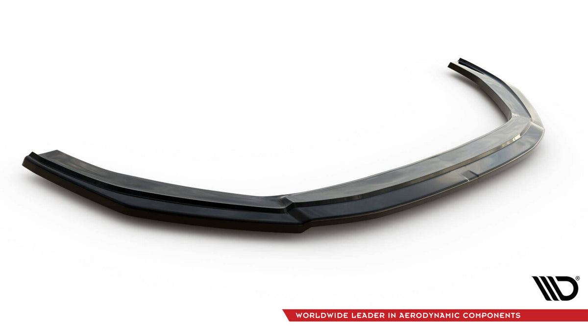 Frontlippe V.2 passend für Audi RS4 B9 schwarz Hochglanz