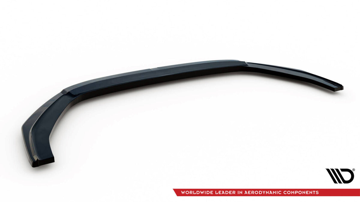 Frontlippe V.2 passend für Audi RS4 B9 schwarz Hochglanz