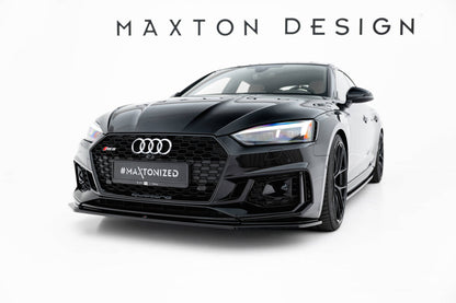 Frontlippe V.2 passend für Audi RS5 Coupe / Sportback F5 schwarz Hochglanz
