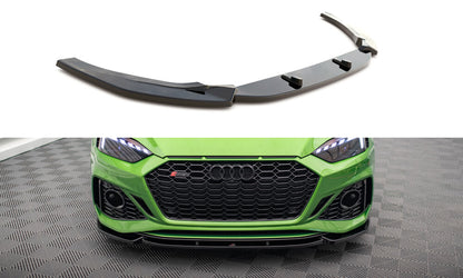 Frontlippe V.2 passend für Audi RS5 F5 FL schwarz Hochglanz