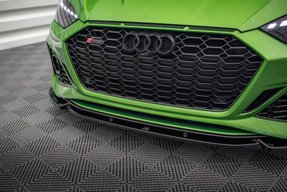 Frontlippe V.2 passend für Audi RS5 F5 FL schwarz Hochglanz