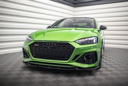 Frontlippe V.2 passend für Audi RS5 F5 FL schwarz Hochglanz