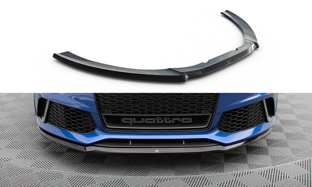 Frontlippe V.2 passend für Audi RS6 C7 / C7 FL schwarz Hochglanz