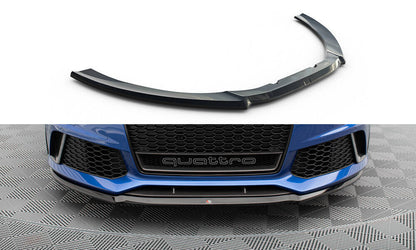 Frontlippe V.2 passend für Audi RS6 C7 / C7 FL schwarz Hochglanz