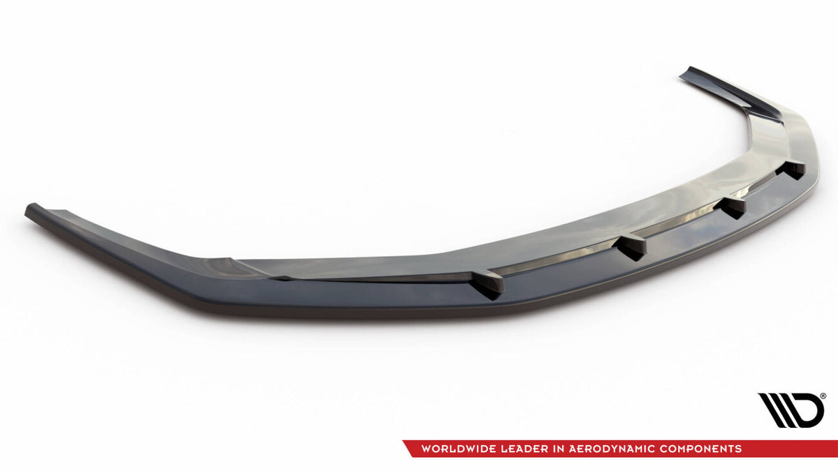 Frontlippe V.2 passend für Audi RS6 C8 / C8 FL schwarz Hochglanz