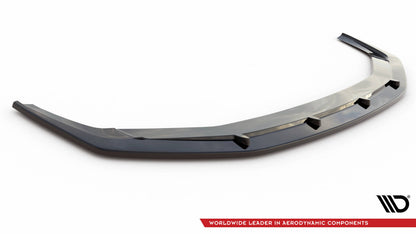 Frontlippe V.2 passend für Audi RS6 C8 / C8 FL schwarz Hochglanz
