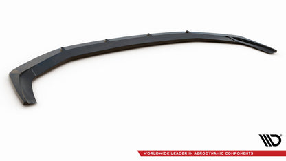 Frontlippe V.2 passend für Audi RS6 C8 / C8 FL schwarz Hochglanz