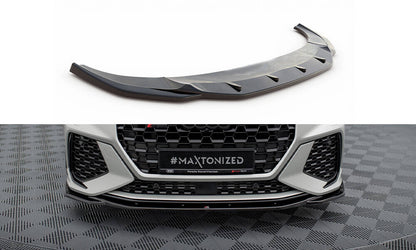 Frontlippe V.2 passend für Audi RSQ3 Sportback / SUV F3 schwarz Hochglanz
