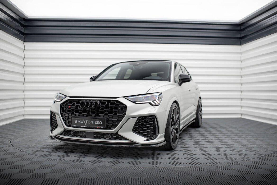 Frontlippe V.2 passend für Audi RSQ3 Sportback / SUV F3 schwarz Hochglanz