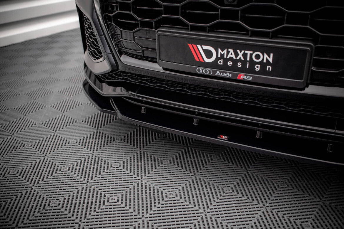 Frontlippe V.2 passend für Audi RSQ8 Mk1 schwarz Hochglanz