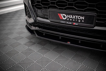 Frontlippe V.2 passend für Audi RSQ8 Mk1 schwarz Hochglanz