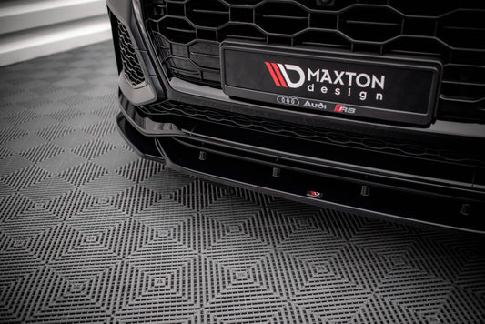 Frontlippe V.2 passend für Audi RSQ8 Mk1 schwarz Hochglanz