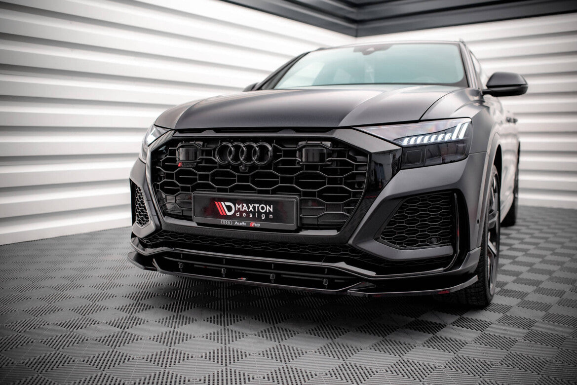 Frontlippe V.2 passend für Audi RSQ8 Mk1 schwarz Hochglanz