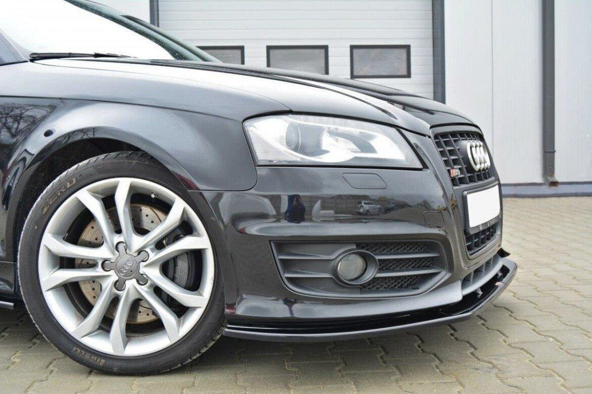Frontlippe V.2 passend für Audi S3 8P FL schwarz Hochglanz
