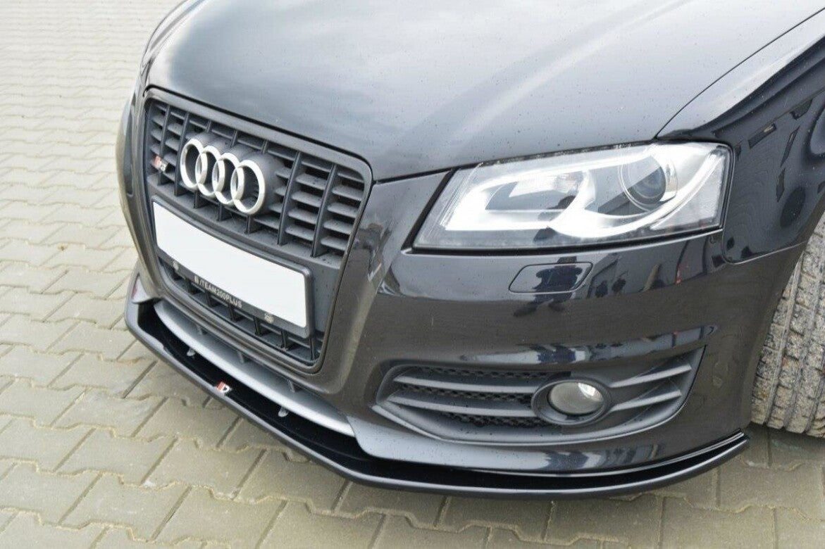 Frontlippe V.2 passend für Audi S3 8P FL schwarz Hochglanz