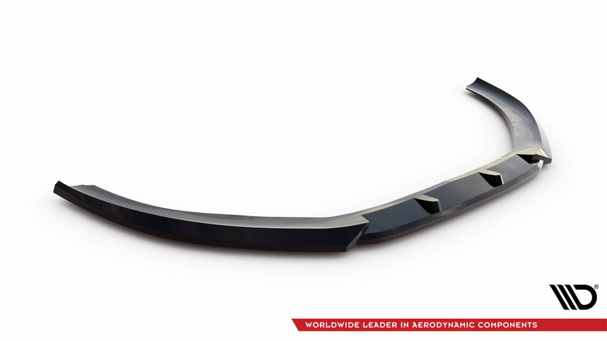 Frontlippe V.2 passend für Audi S3 / A3 S-Line Sportback / Hatchback 8V schwarz Hochglanz
