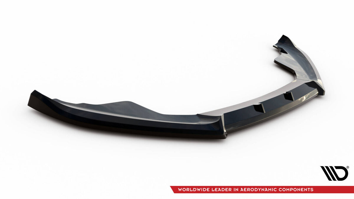 Frontlippe V.2 passend für Audi S5 / A5 S-Line 8T schwarz Hochglanz
