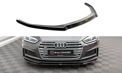 Frontlippe V.2 passend für Audi S5 / A5 S-Line F5 Coupe / Sportback schwarz Hochglanz