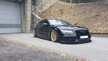 Frontlippe V.2 passend für Audi S7 / A7 S-Line C7 schwarz Hochglanz