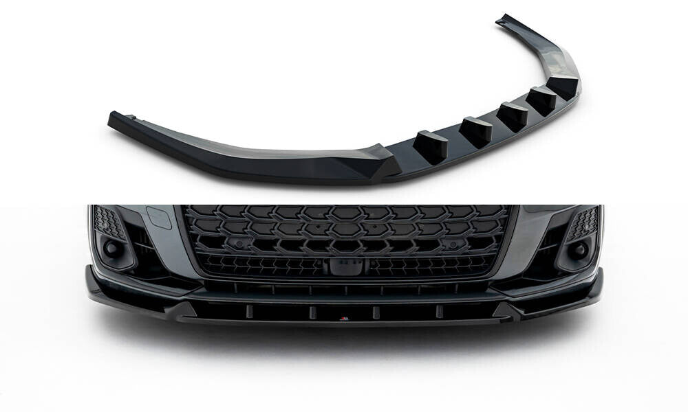 Frontlippe V.2 passend für Audi S8 / A8 S-Line D5 FL schwarz Hochglanz