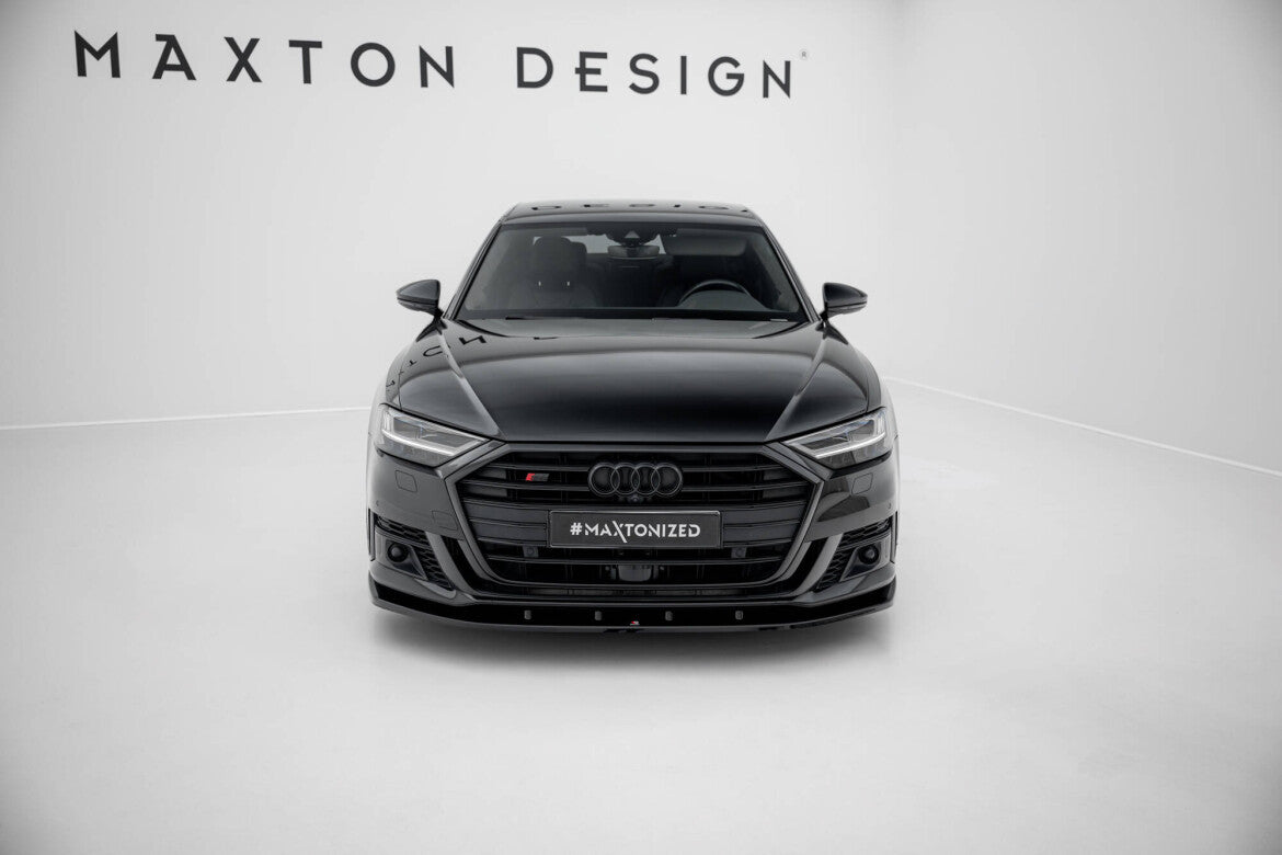 Frontlippe V.2 passend für Audi S8 / A8 S-Line D5 schwarz Hochglanz