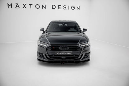 Frontlippe V.2 passend für Audi S8 / A8 S-Line D5 schwarz Hochglanz