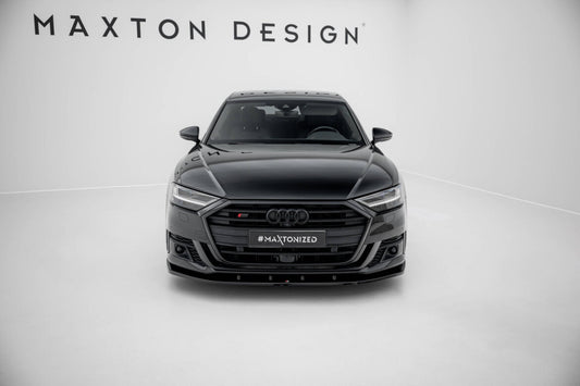 Frontlippe V.2 passend für Audi S8 / A8 S-Line D5 schwarz Hochglanz