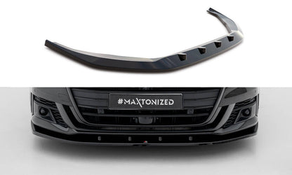 Frontlippe V.2 passend für Audi S8 / A8 S-Line D5 schwarz Hochglanz