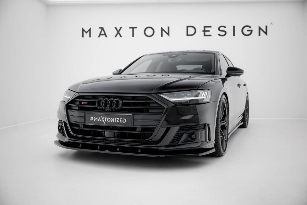 Frontlippe V.2 passend für Audi S8 / A8 S-Line D5 schwarz Hochglanz
