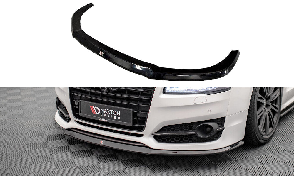 Frontlippe V.2 passend für Audi S8 D4 FL schwarz Hochglanz