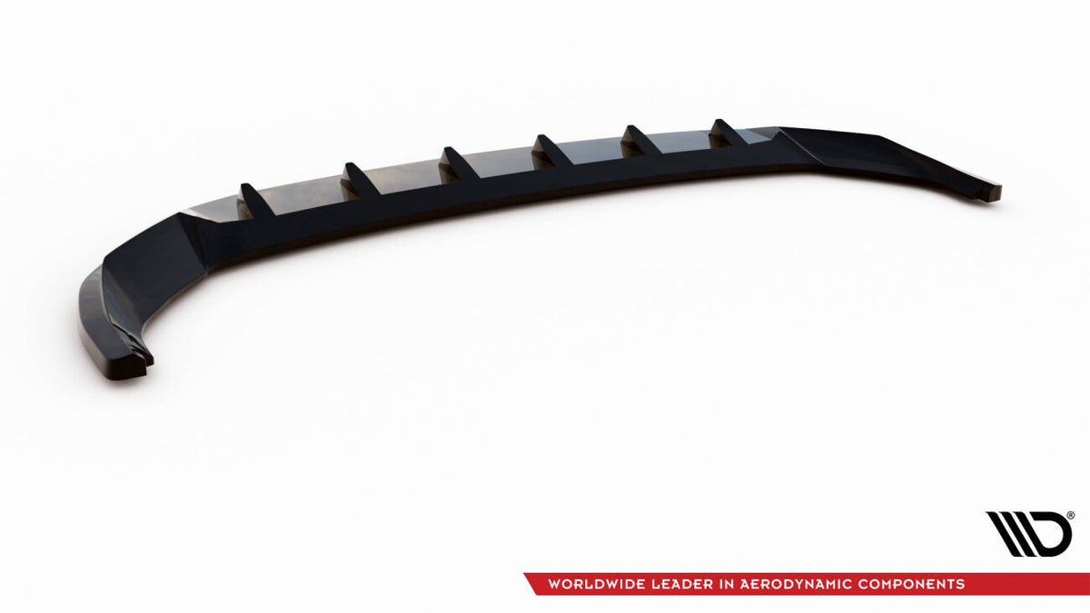 Frontlippe V.2 passend für Audi SQ5 / Q5 S-Line SUV / Sportback Mk2 FL schwarz Hochglanz