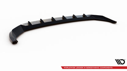 Frontlippe V.2 passend für Audi SQ5 / Q5 S-Line SUV / Sportback Mk2 FL schwarz Hochglanz