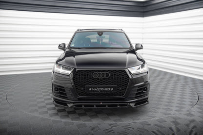 Frontlippe V.2 passend für Audi SQ7 / Q7 S-Line Mk2 schwarz Hochglanz