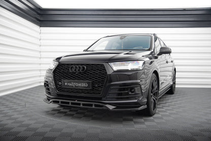 Frontlippe V.2 passend für Audi SQ7 / Q7 S-Line Mk2 schwarz Hochglanz