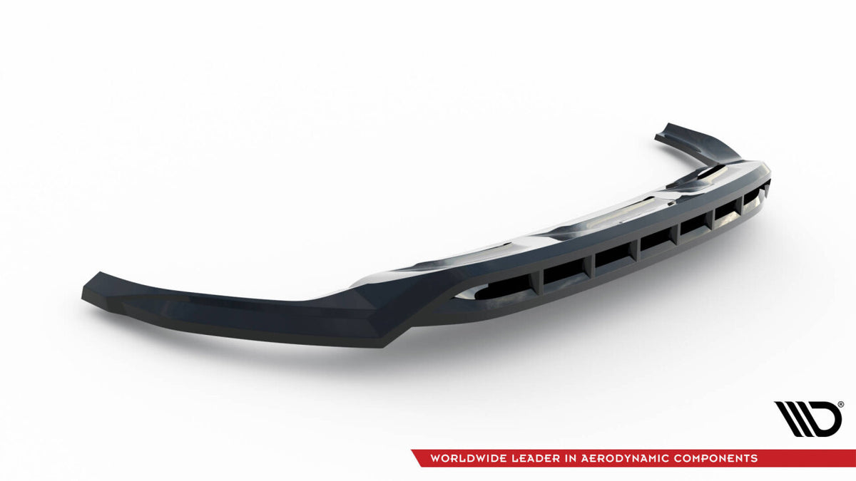 Frontlippe V.2 passend für Audi SQ8 / Q8 S-Line Mk1 schwarz Hochglanz