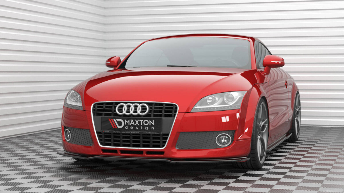 Frontlippe V.2 passend für Audi TT 8J schwarz Hochglanz