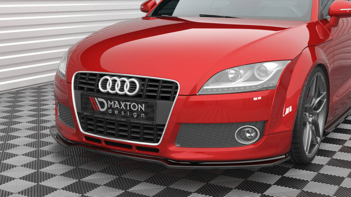 Frontlippe V.2 passend für Audi TT 8J schwarz Hochglanz