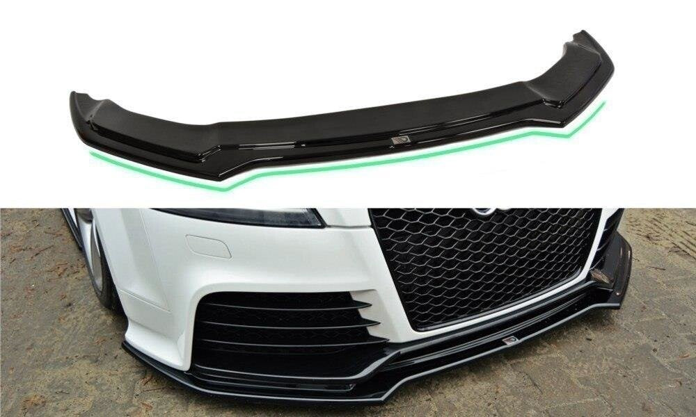 Frontlippe V.2 passend für Audi TT RS 8J schwarz Hochglanz