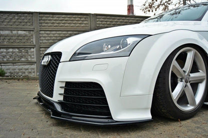 Frontlippe V.2 passend für Audi TT RS 8J schwarz Hochglanz